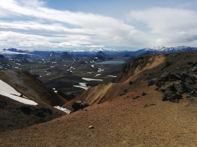 Álftavötn in the distance